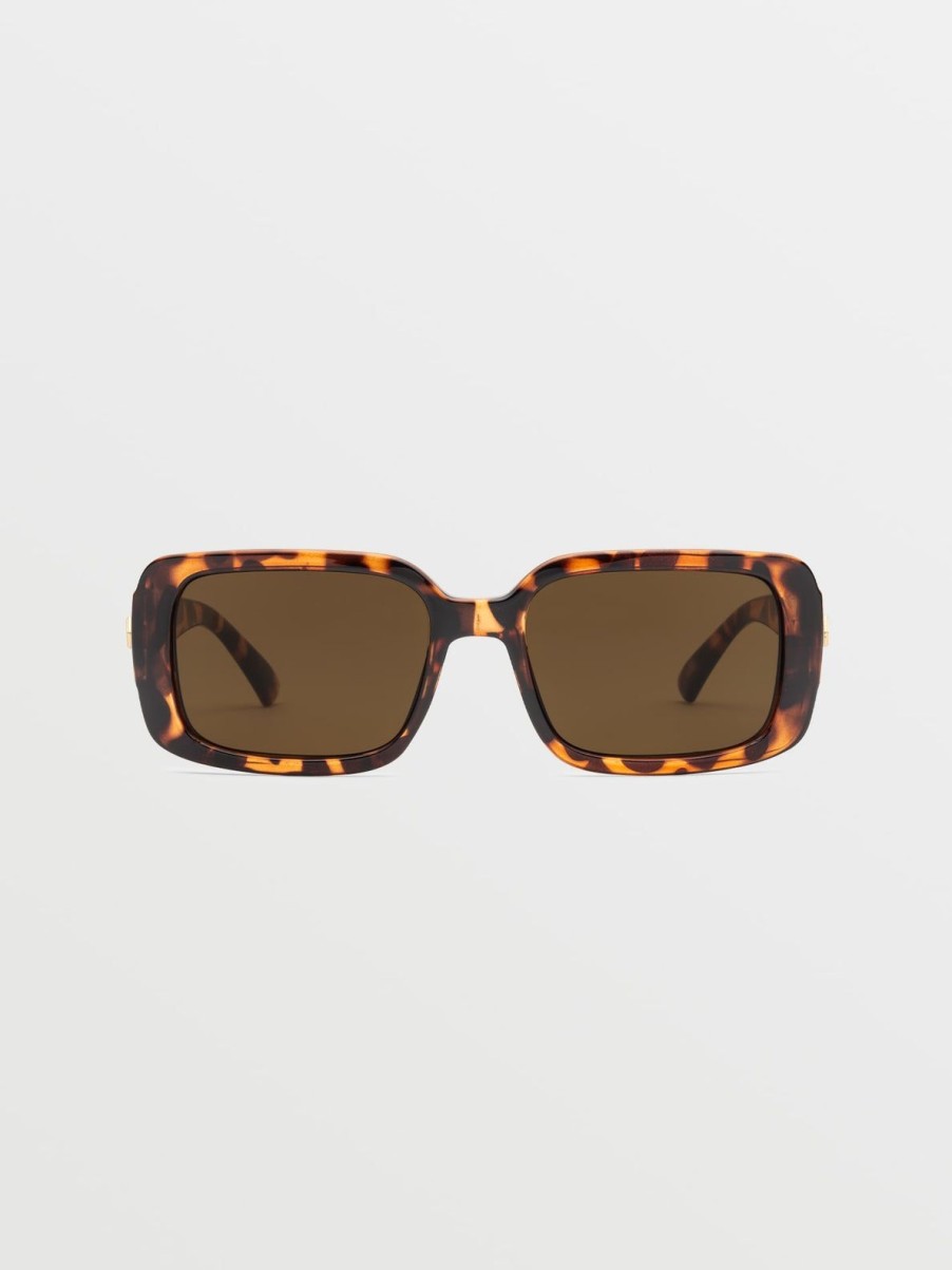 Men Volcom Sunglasses | True Sunglasses/Bronze Gloss Tort