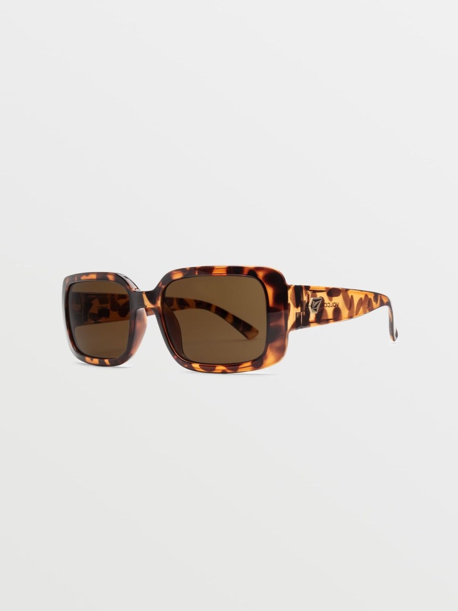 Men Volcom Sunglasses | True Sunglasses/Bronze Gloss Tort