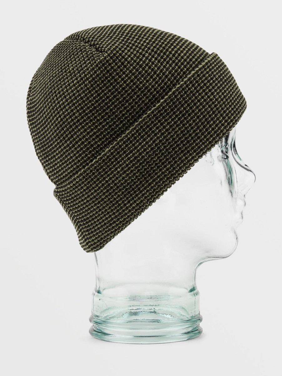 Women Volcom Beanies | Womens V.Co Baseline Beanie Light Military