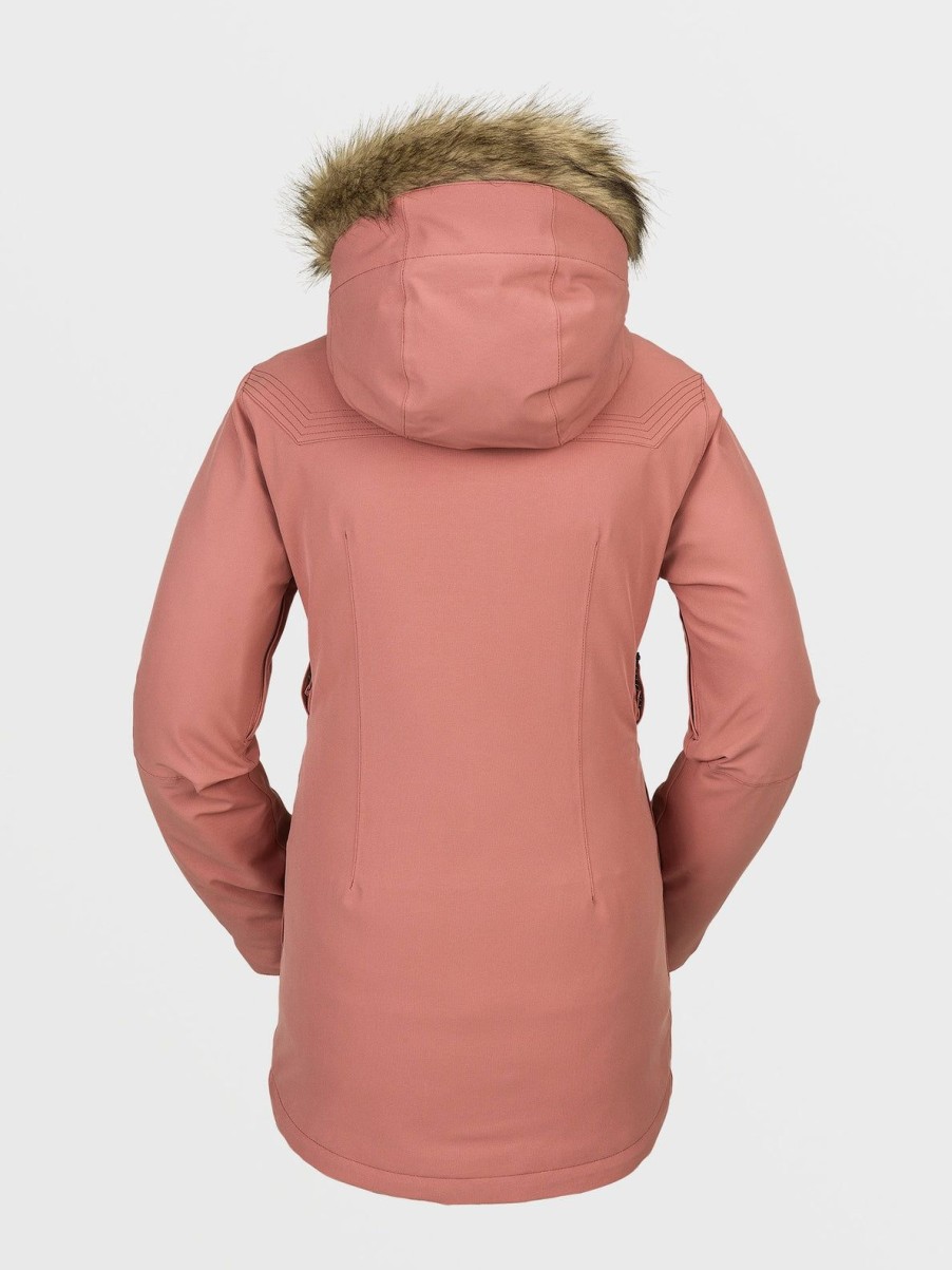 Women Volcom Jackets | Womens Shadow Insulated Jacket Earth Pink