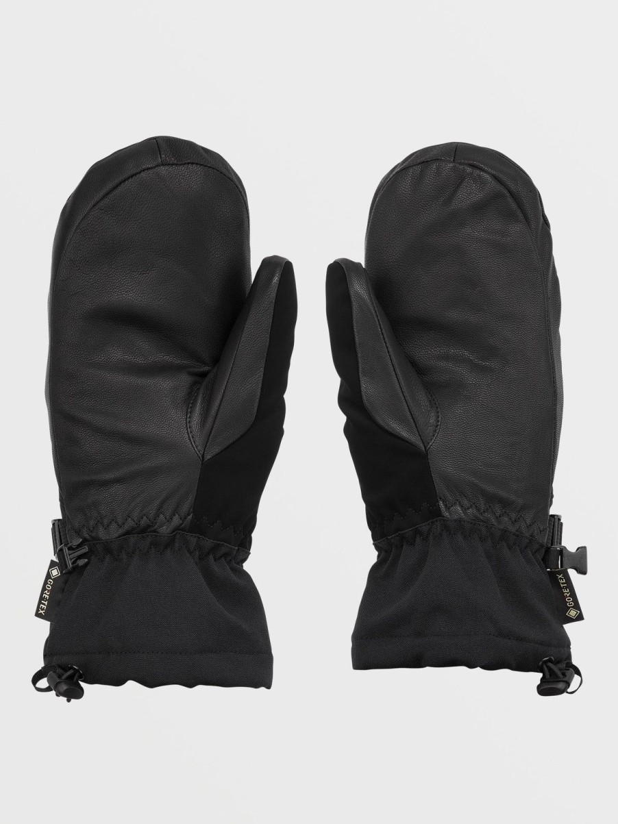 Women Volcom Gloves & Mitts | Womens Skye Gore-Tex Over Mitts Black