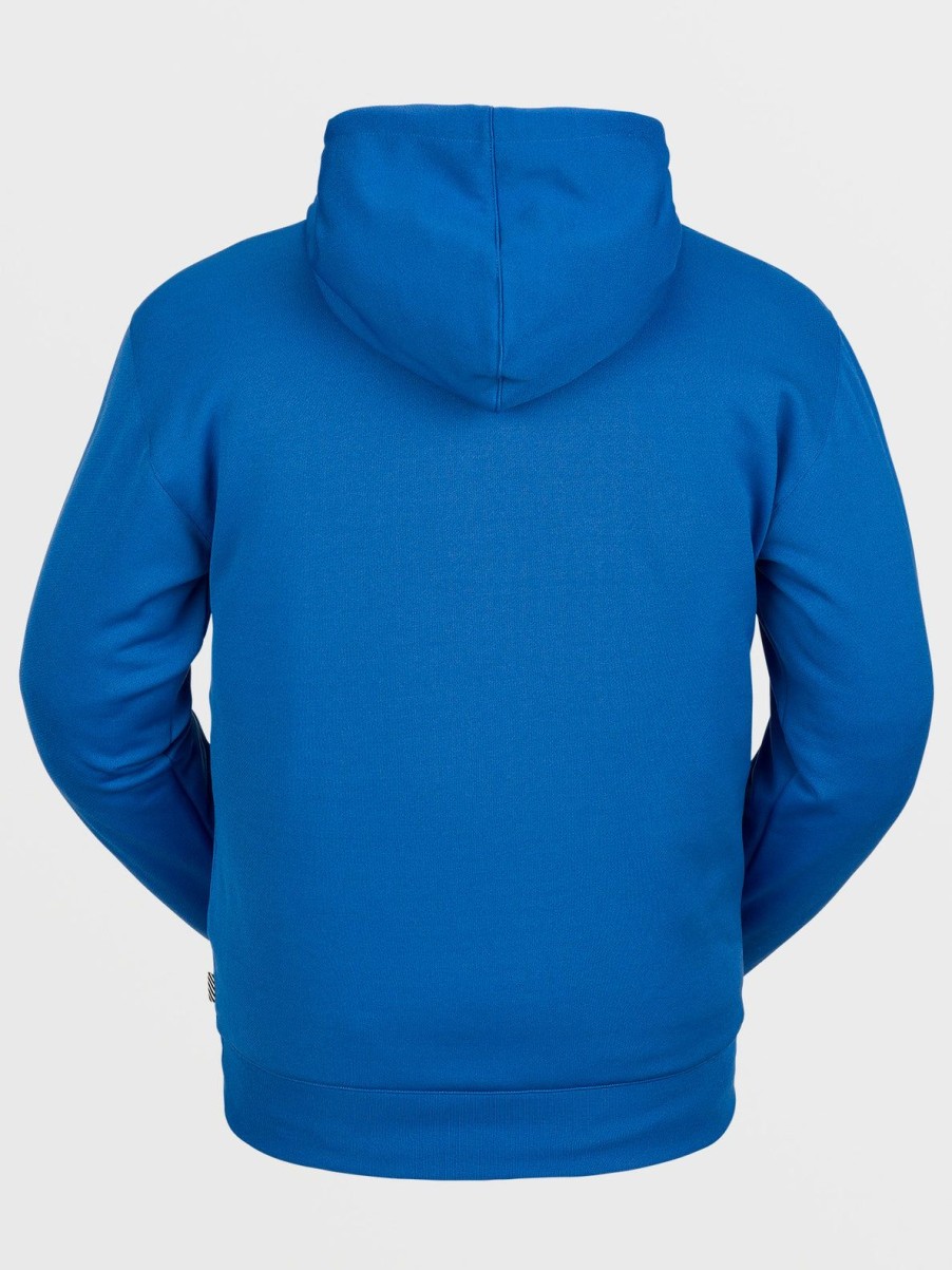 Men Volcom Layering | Mens Core Hydro Fleece Hoodie Electric Blue