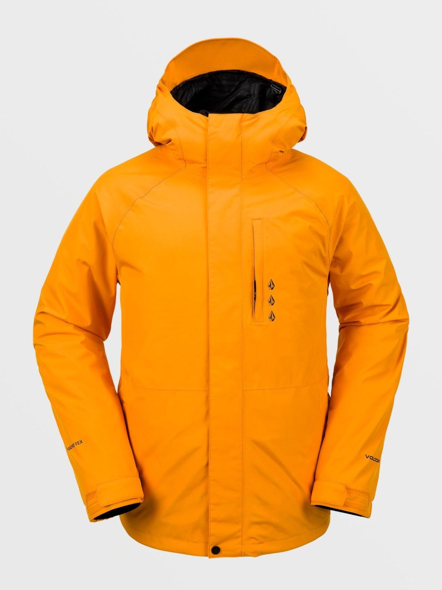 Men Volcom Jackets | Mens Dua Gore-Tex Jacket Gold