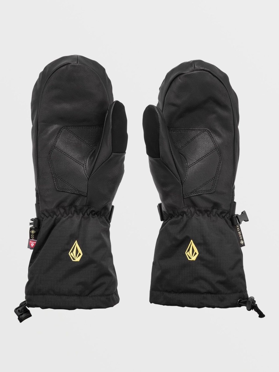 Men Volcom Gloves & Mitts | Mens 91 Gore-Tex Mitts Black