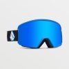 Men Volcom Accessories | Garden Goggle/Dark Grey/Chrome+Bl Blue