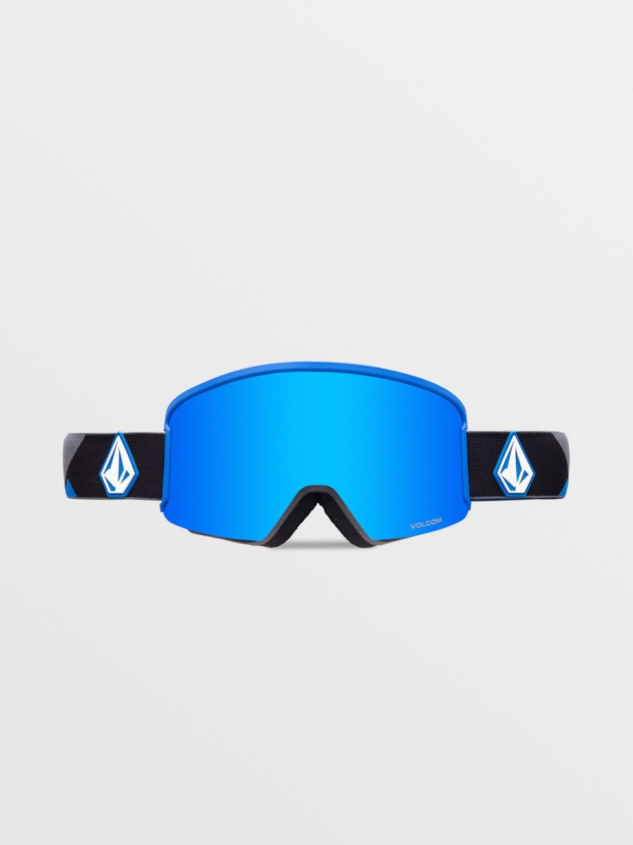 Men Volcom Accessories | Garden Goggle/Dark Grey/Chrome+Bl Blue