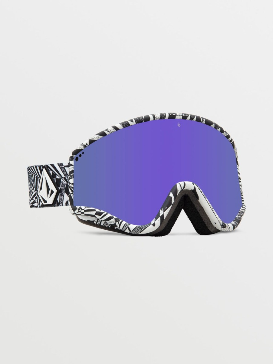 Men Volcom Goggles | Yae Goggle - Op Art/Chrome+Bl Purple