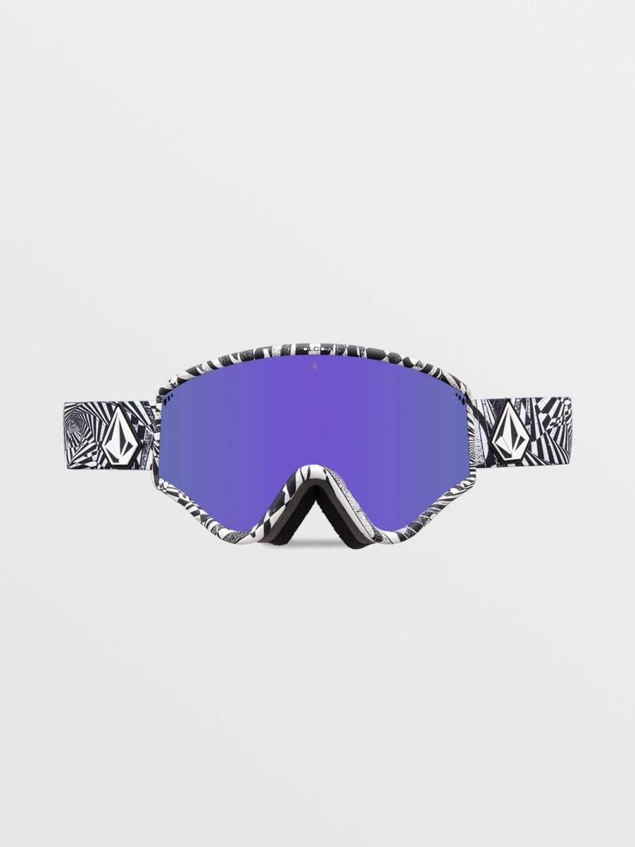 Men Volcom Goggles | Yae Goggle - Op Art/Chrome+Bl Purple