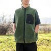 Men Volcom Hiking | Muzzer Fuzzar Vest Squadron Green