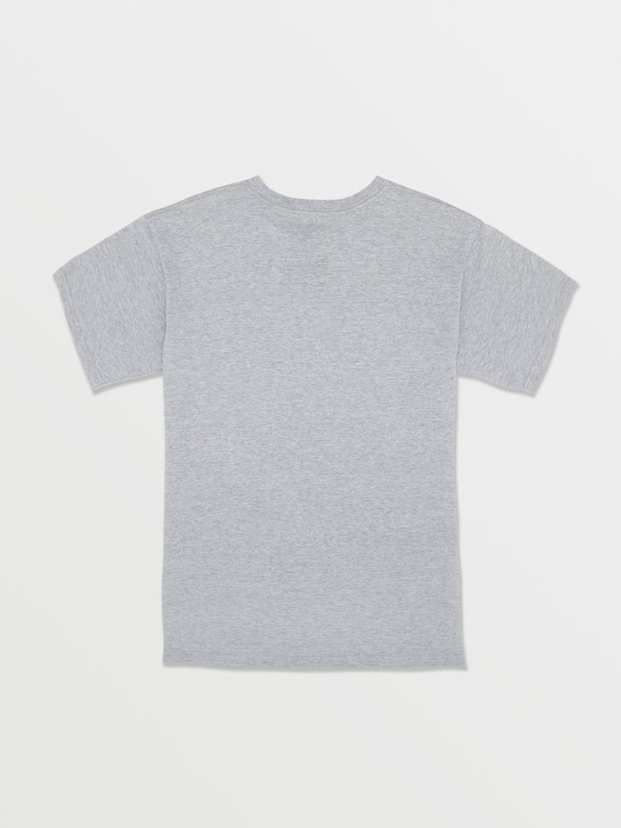 Boys Volcom T-Shirts & Tanks | Little Boys Crisp Stone Short Sleeve Tee Heather Grey