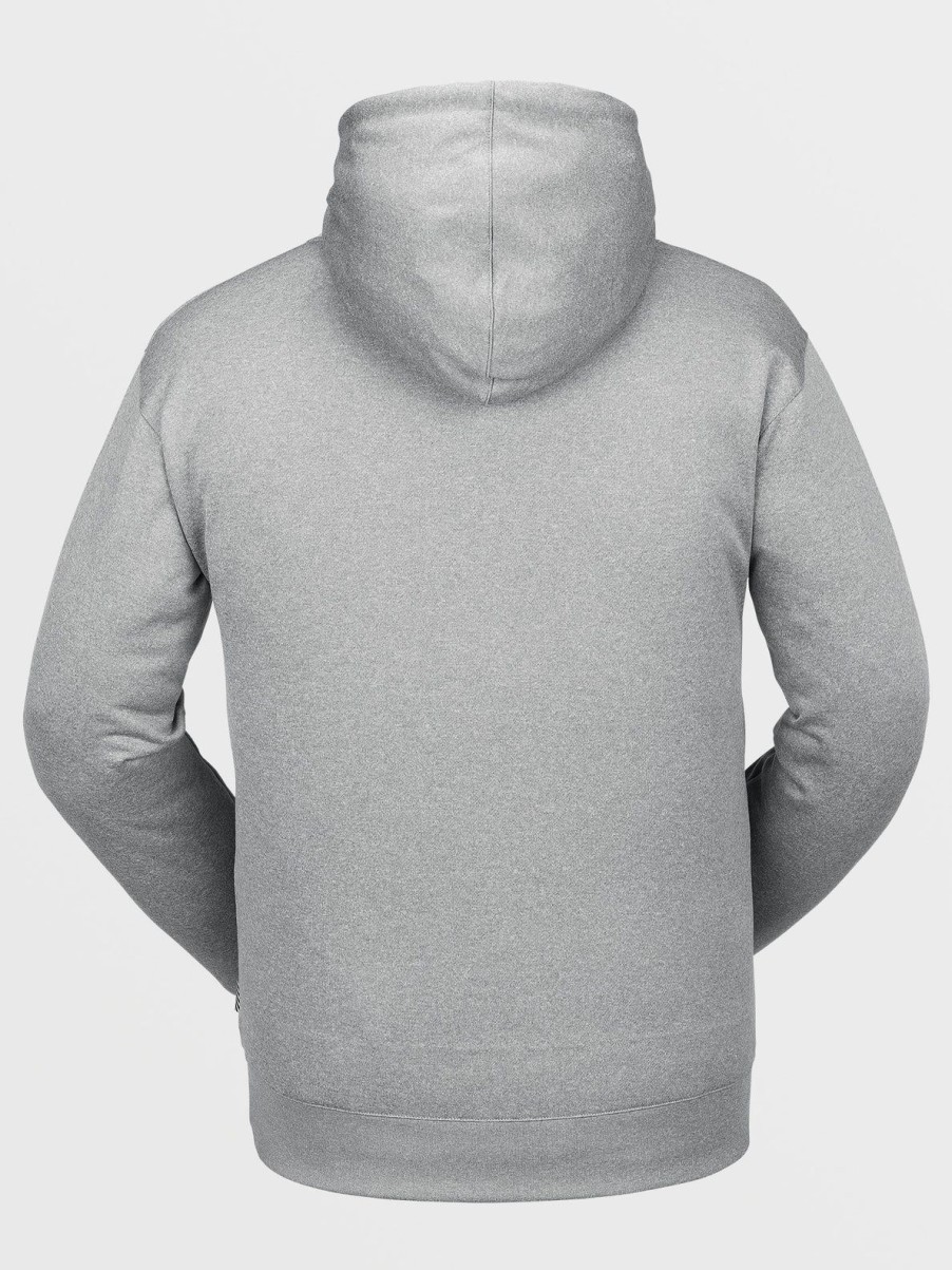 Men Volcom Hoodies & Sweatshirts | Mens Core Hydro Fleece Hoodie Heather Grey