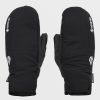 Men Volcom Gloves & Mitts | Mens Stay Dry Gore-Tex Mitts Black