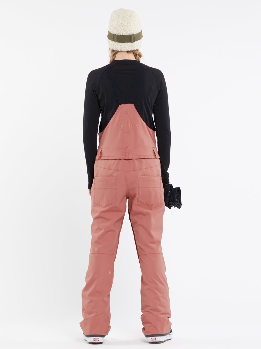 Women Volcom Pants | Womens Swift Bib Overalls Earth Pink