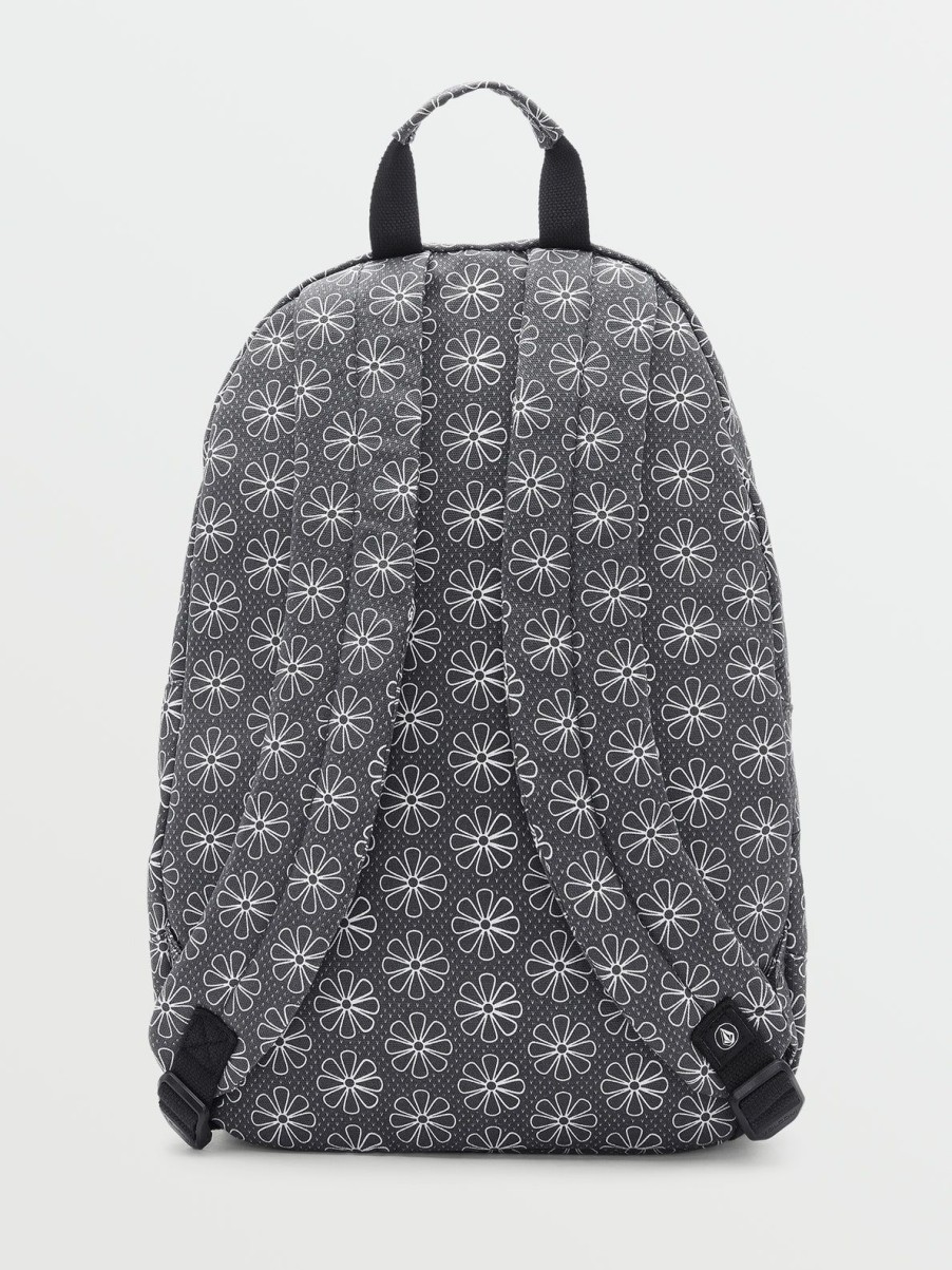 Girls Volcom | Schoolyard Canvas Backpack Black/White