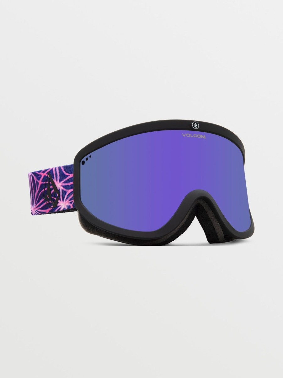 Men Volcom Accessories | Footprints Goggle - Mike Ravelson/Chrome+Bl Purple