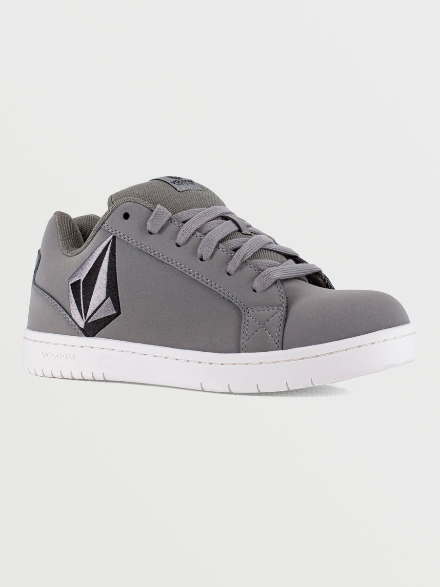 Men Volcom Workwear Shoes | Volcom Workwear Stone Shoes Grey