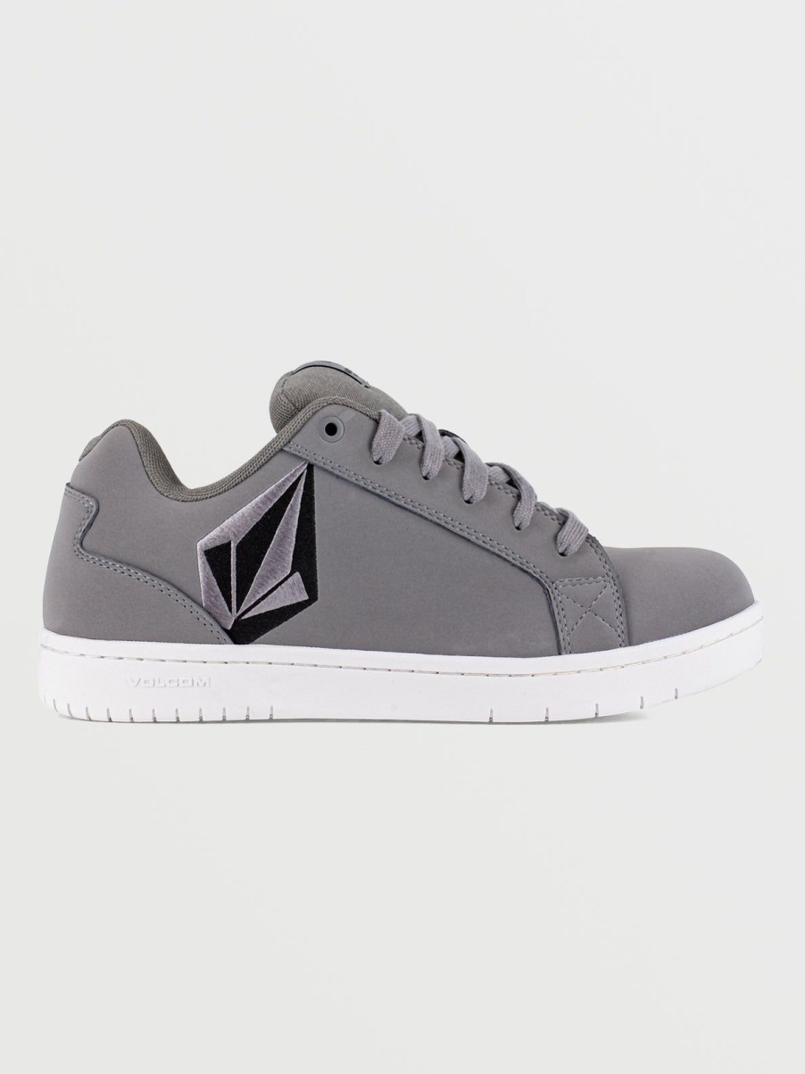 Men Volcom Workwear Shoes | Volcom Workwear Stone Shoes Grey