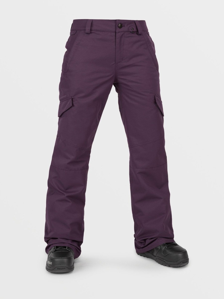 Women Volcom Pants | Womens Bridger Insulated Pants Blackberry