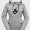 Women Volcom Hoodies & Sweatshirts | Womens Core Hydro Hoodie Heather Grey