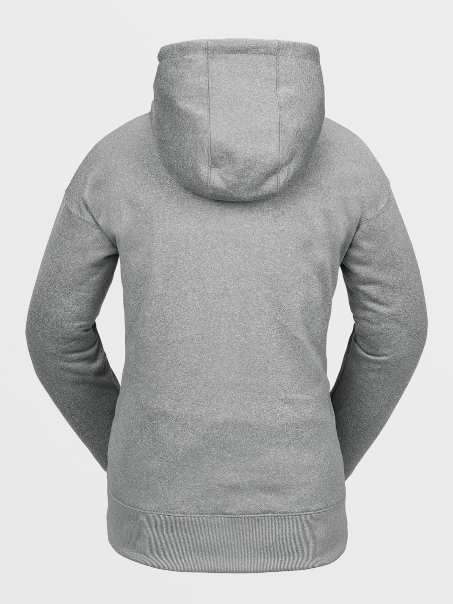 Women Volcom Hoodies & Sweatshirts | Womens Core Hydro Hoodie Heather Grey