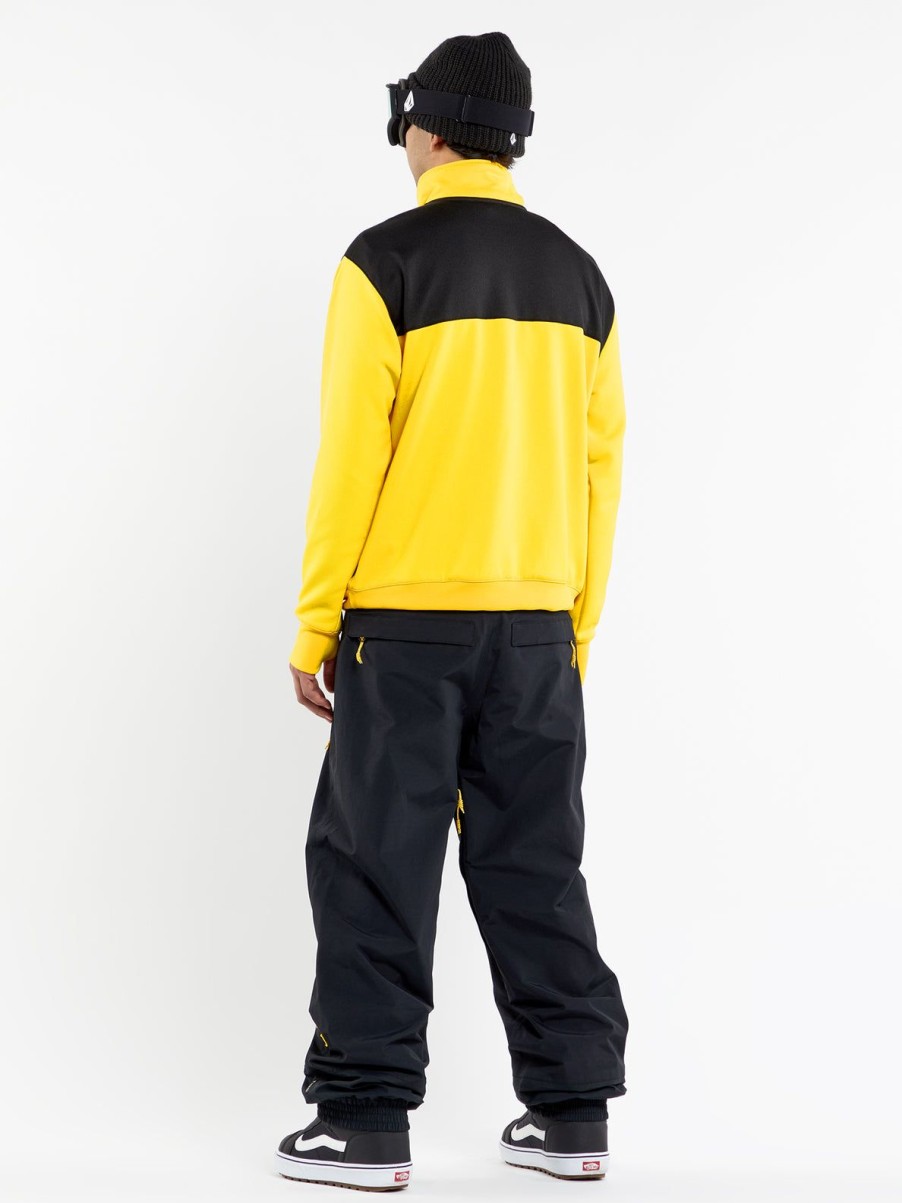 Men Volcom Hoodies & Sweatshirts | Mens She 2 Pullover Fleece Bright Yellow