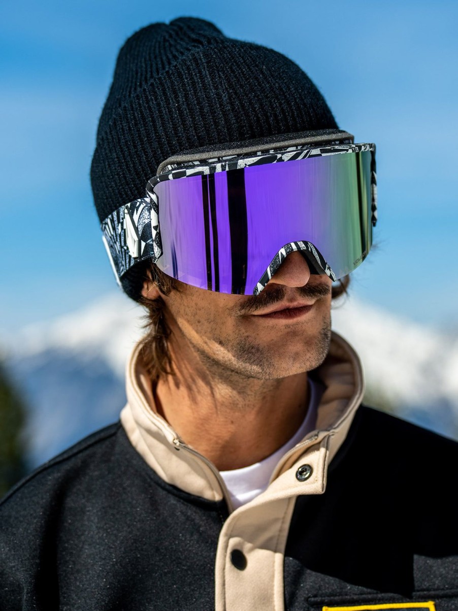 Men Volcom Goggles | Garden Goggle - Op Art/Chrome+Bl Purple