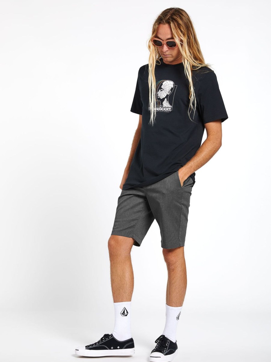 Men Volcom Shorts | Frickin Modern Stretch Shorts Charcoal Heather