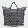 Women Volcom Bags & Backpacks | Schoolyard Canvas Tote Black/White