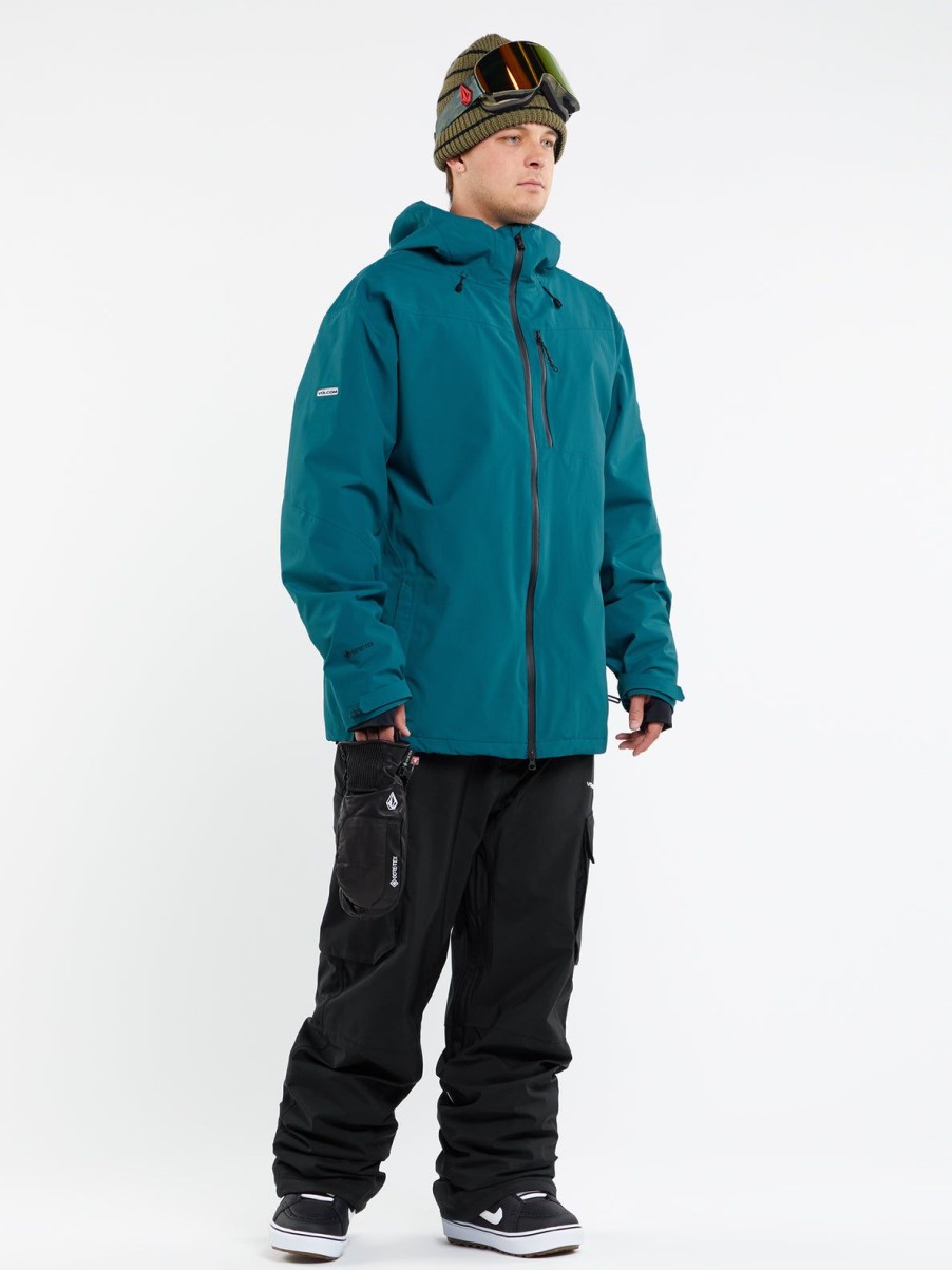 Men Volcom Jackets | Mens Tds 2L Gore-Tex Jacket Blue