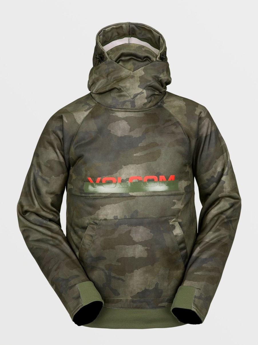 Men Volcom Hoodies & Sweatshirts | Mens Hydro Riding Hoodie Cloudwash Camo