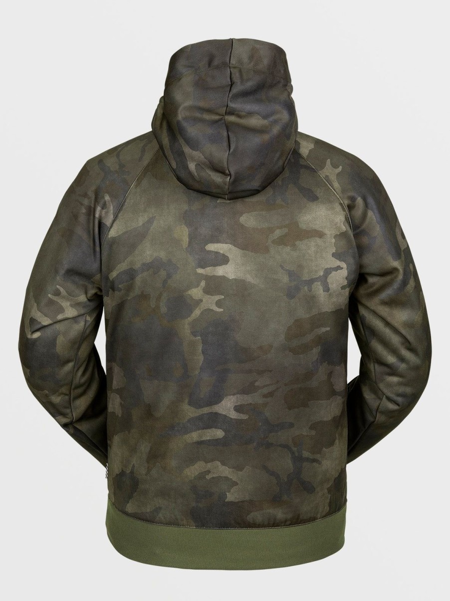 Men Volcom Hoodies & Sweatshirts | Mens Hydro Riding Hoodie Cloudwash Camo