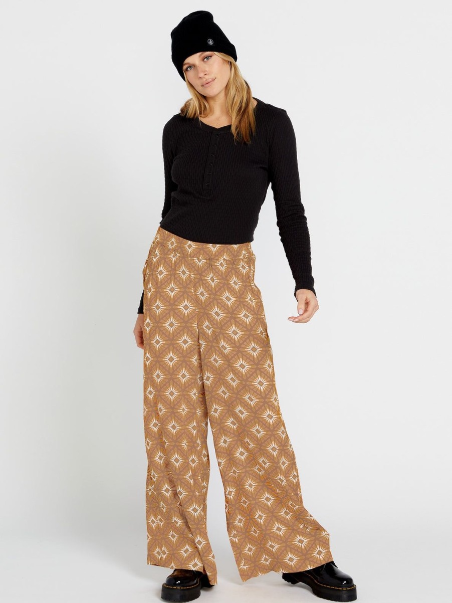 Women Volcom Bottoms | Brohamas Pants Bronze