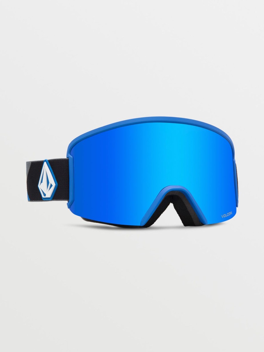 Men Volcom Goggles | Garden Goggle/Dark Grey/Chrome+Bl Blue