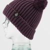 Kids Volcom Beanies | Kids Shreddy Teddy Blackberry