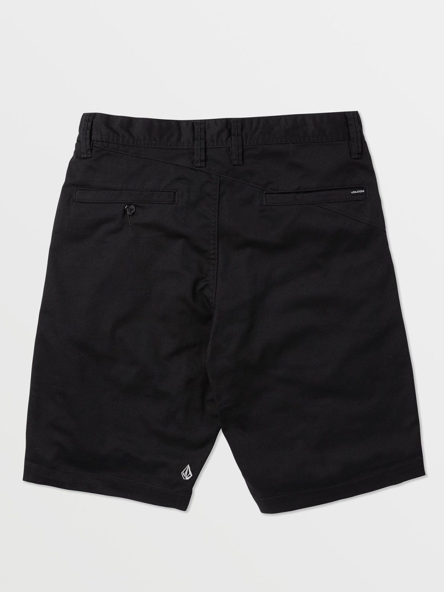 Men Volcom Golf | Frickin Modern Stretch Chino Shorts Black