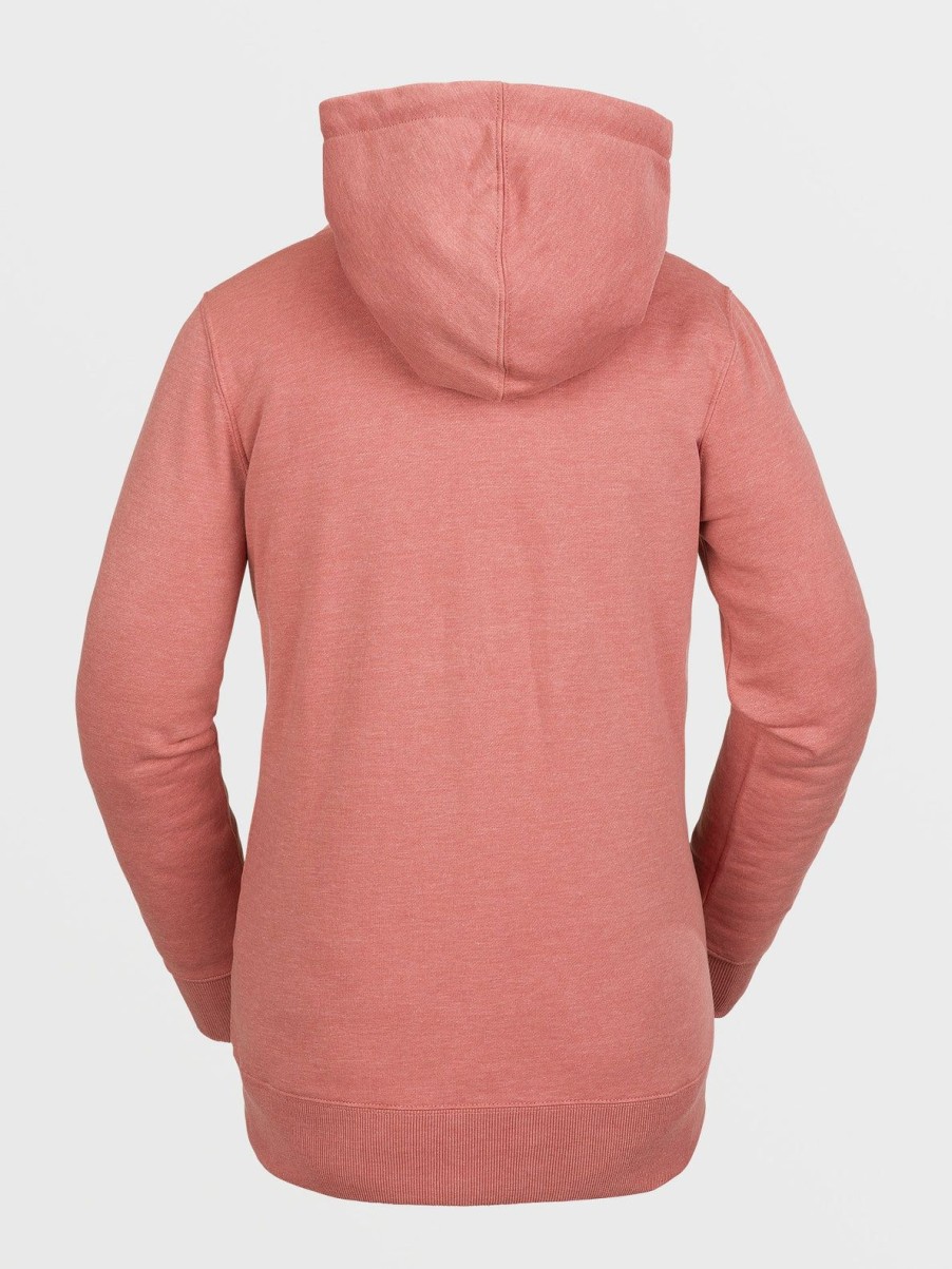 Women Volcom Layering | Womens Tower Pullover Fleece Earth Pink