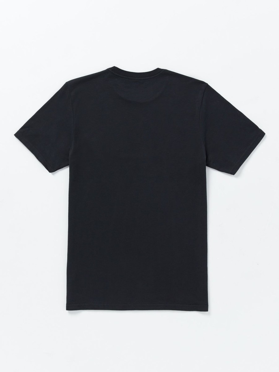 Men Volcom T-Shirts & Tanks | Stone Sane Tech Short Sleeve Tee Black