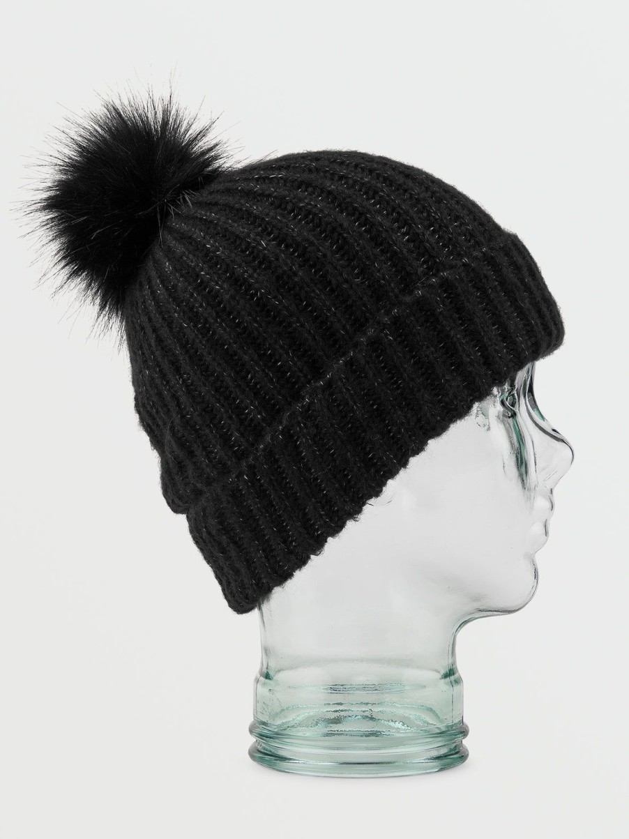 Women Volcom Hats & Beanies | Womens V.Co Lyra Beanie Black