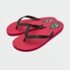 Men Volcom Sandals | Rocker 2 Sandals Ribbon Red