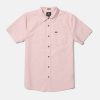 Men Volcom Shirts & Flannels | Crownstone Short Sleeve Shirt Lilac Ash