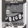 Men Volcom T-Shirts & Tanks | Mens 2023 Frickin Classics Gift Set Heather Grey