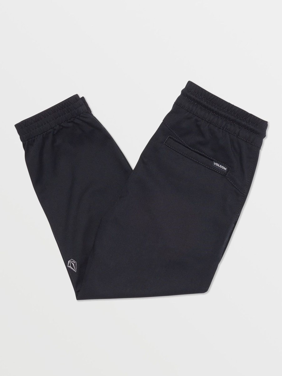 Boys Volcom Pants | Big Boys Frickin Slim Joggers Black