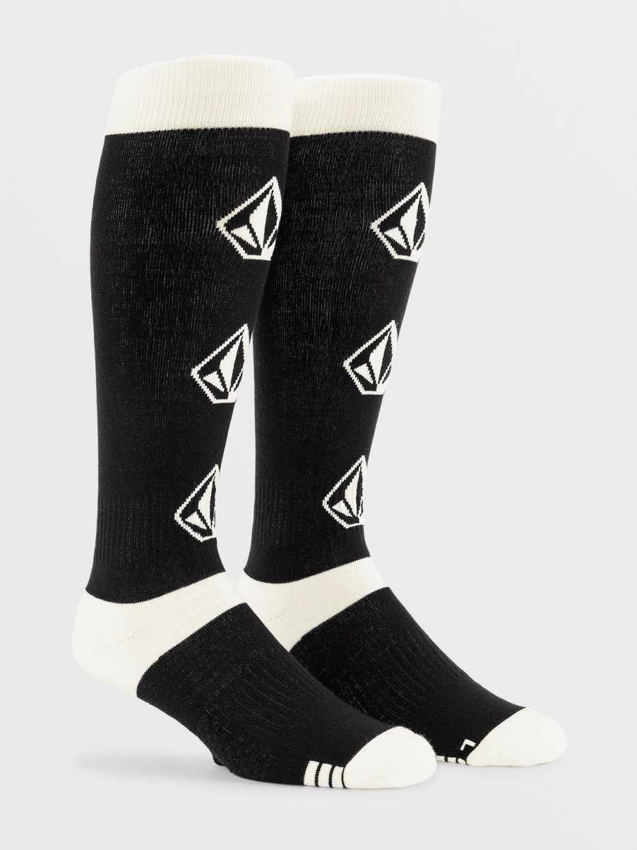 Men Volcom Accessories | Mens Cave Socks Black