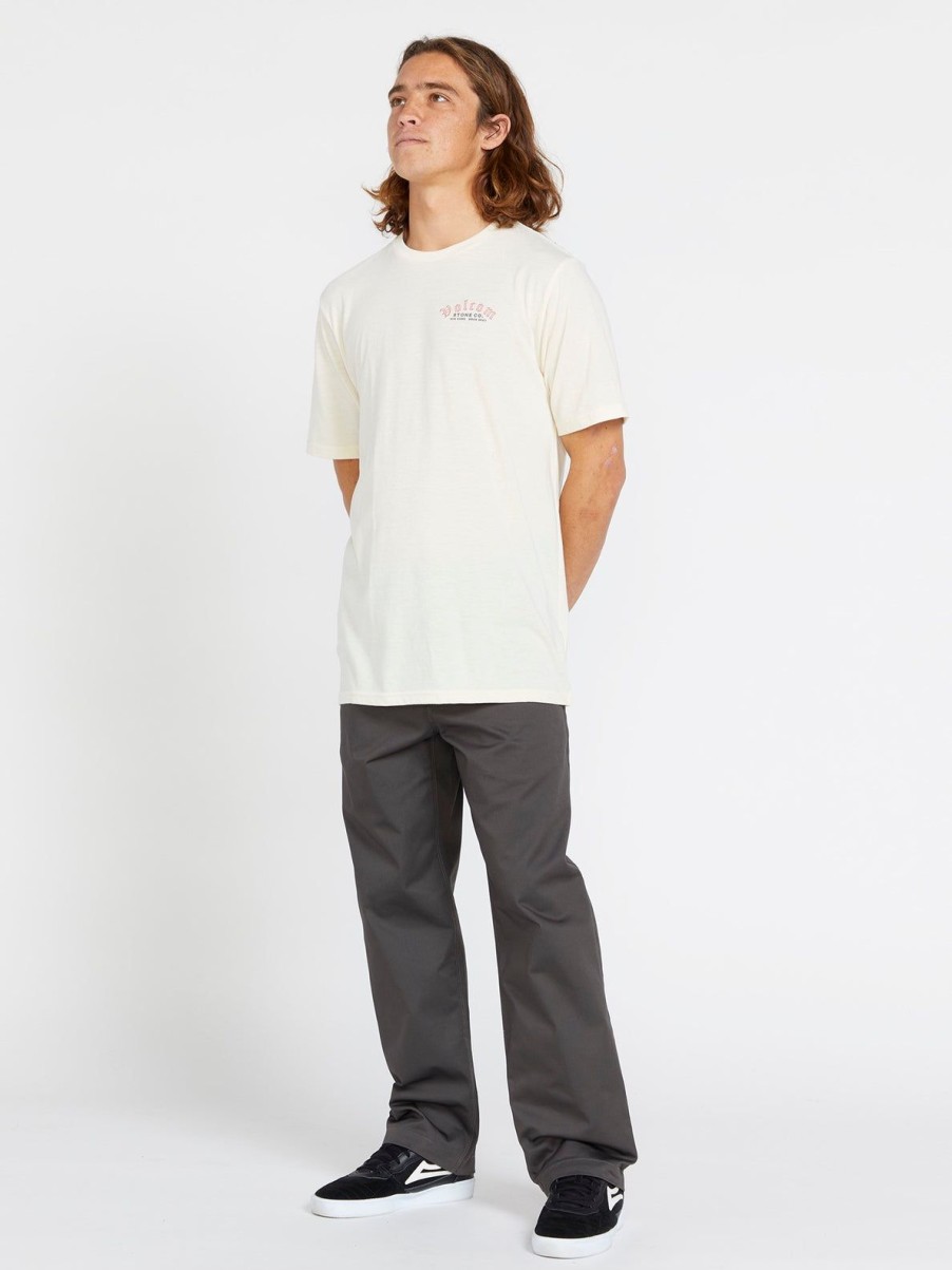 Men Volcom Skate Vitals | Frickin Skate Chino Pants Asphalt Black