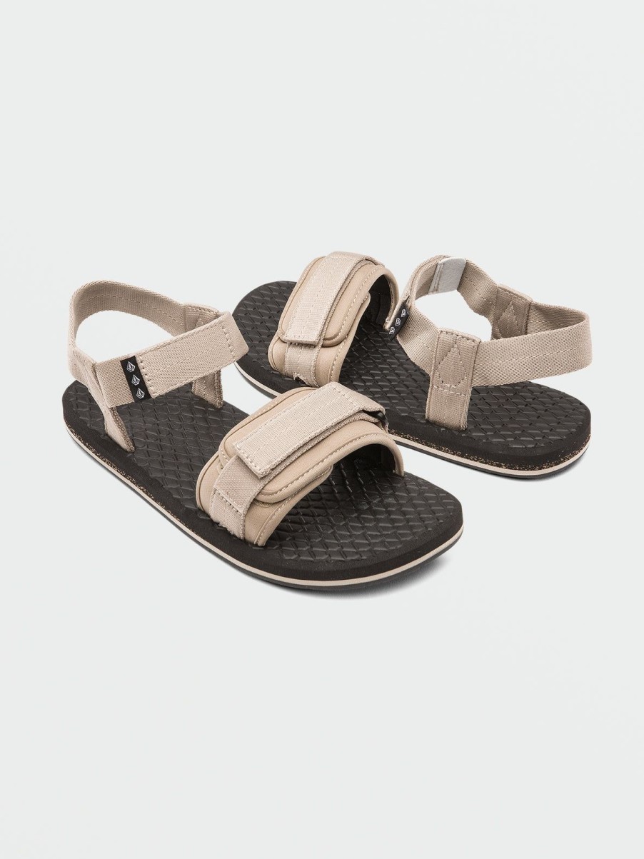 Men Volcom Sandals | Mens V.Co Trail Sandals Desert Sand