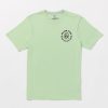 Men Volcom T-Shirts & Tanks | Volcom Entertainment Fat Tony Short Sleeve Tee Celadon