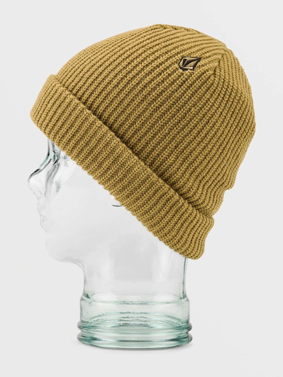 Men Volcom Hats & Beanies | Sweep Beanie Dark Khaki