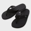 Men Volcom Sandals | Eco Recliner 2 Sandals Black Grey