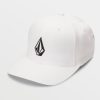 Men Volcom Hats & Beanies | Full Stone Flexfit Hat White