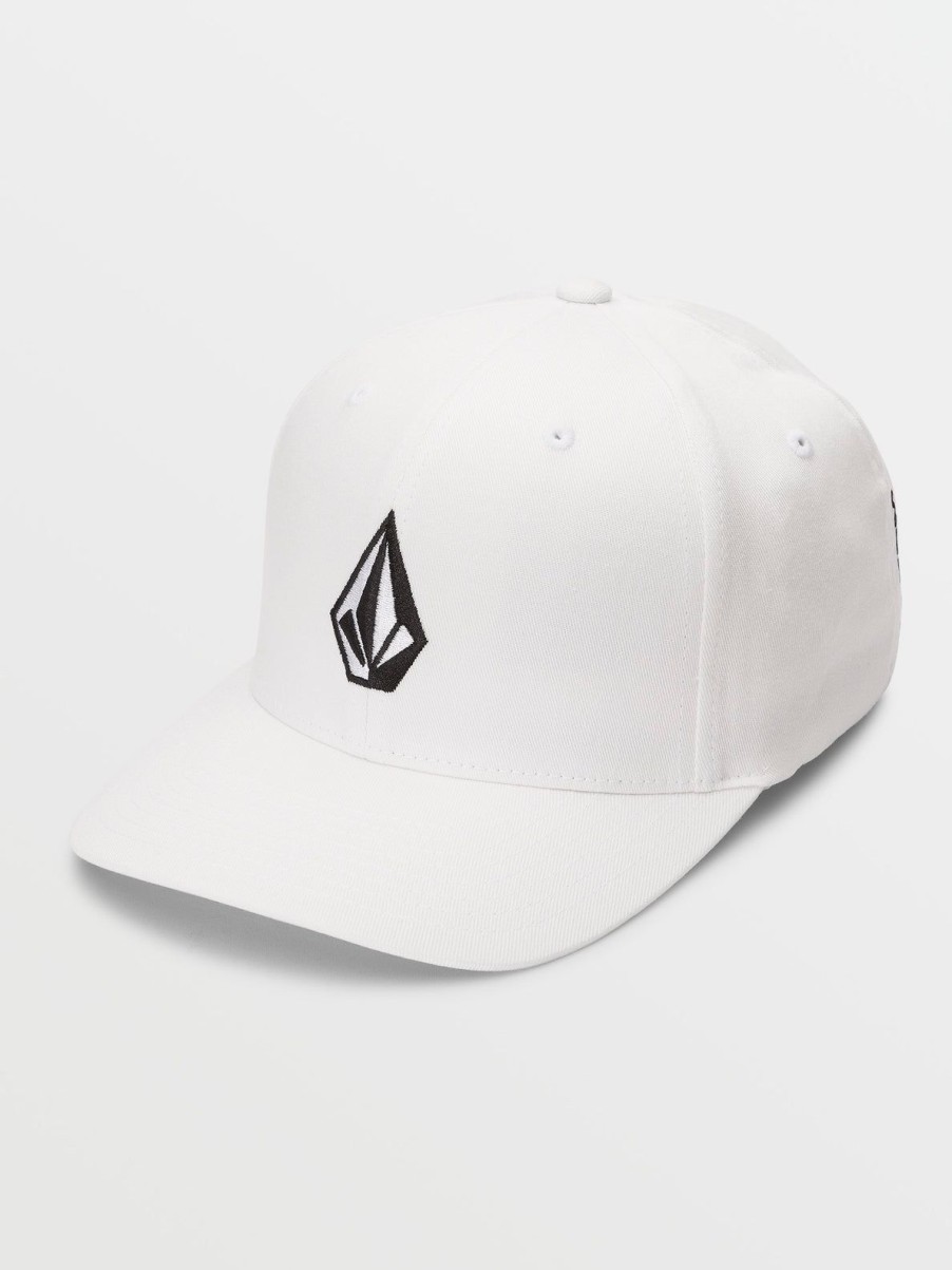 Men Volcom Hats & Beanies | Full Stone Flexfit Hat White